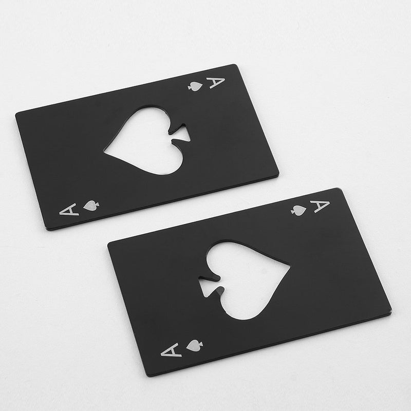 QLL 6 Pack Bottle Opener, Stainless Steel Credit Card Size Casino Bottle Opener - Image 5